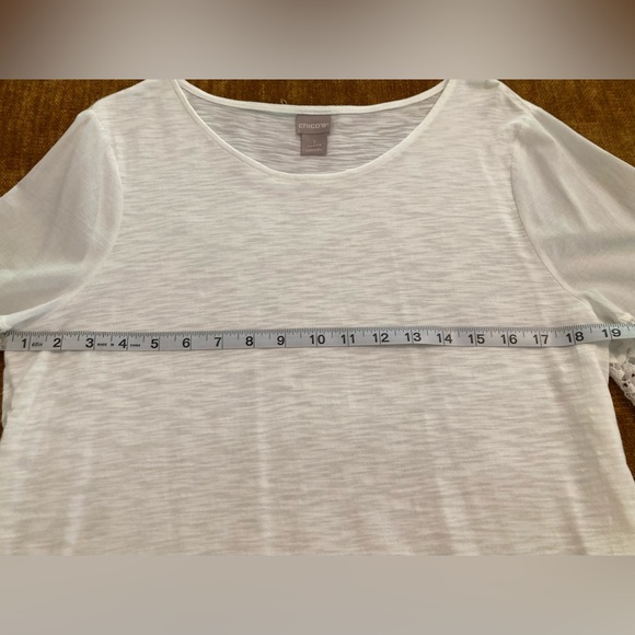 Chico’s White Summer Top - Picture 5 of 6